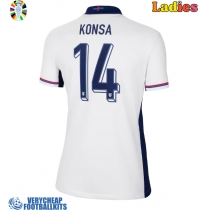 England Ezri Konsa #14 Replica Home Shirt Ladies Euro 2024 Short Sleeve